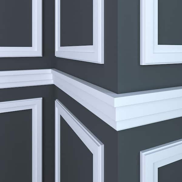 Ornamental Mouldings Sawtooth 7 16 In X 1 1 2 In X 96 In Primed Wood Trim Moulding 1265 8prim The Home Depot