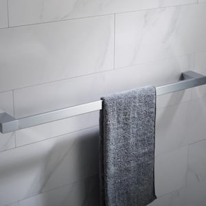 Stelios 24 in. Bathroom Towel Bar in Chrome
