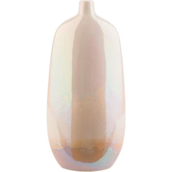 Artistic Weavers Owary 18.11 in. Ivory Ceramic Decorative Vase