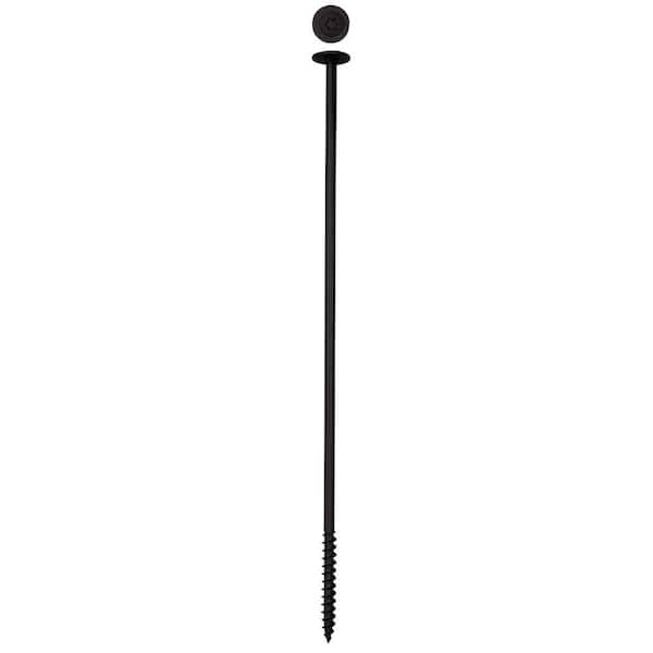 5/16 in. x 12 in. Exterior Washer Head Structural Wood Lag Screws Powerlags Torx T-Star(150 Each) Bulk Pail Bit Included