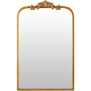 Aarlen 30 in. x 19 in. Gold Framed Decorative Mirror