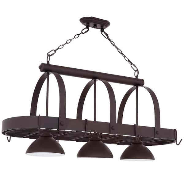 43 Long Caiden 2 Light Pot Rack