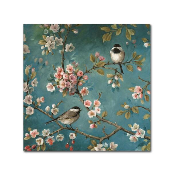 Trademark Fine Art 18 in. x 18 in. "Blossom I Crop" by Lisa Audit Printed Canvas Wall Art