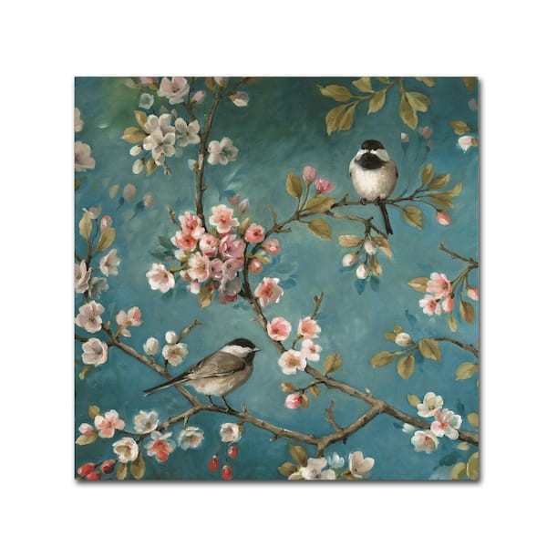 Trademark Fine Art 24 in. x 24 in. "Blossom I Crop" by Lisa Audit Printed Canvas Wall Art
