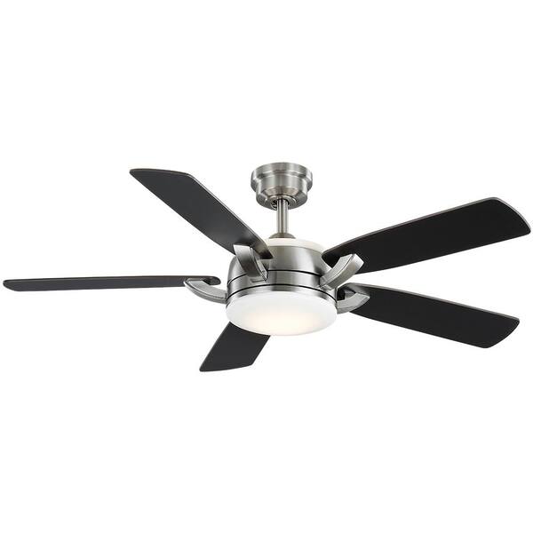 Home Decorators Colemont 52 in Integrated LED Matte Black Ceiling Fan w/Light Home Decorators Colemont 52 in Integrated LED Matte Black Ceiling Fan w/Light