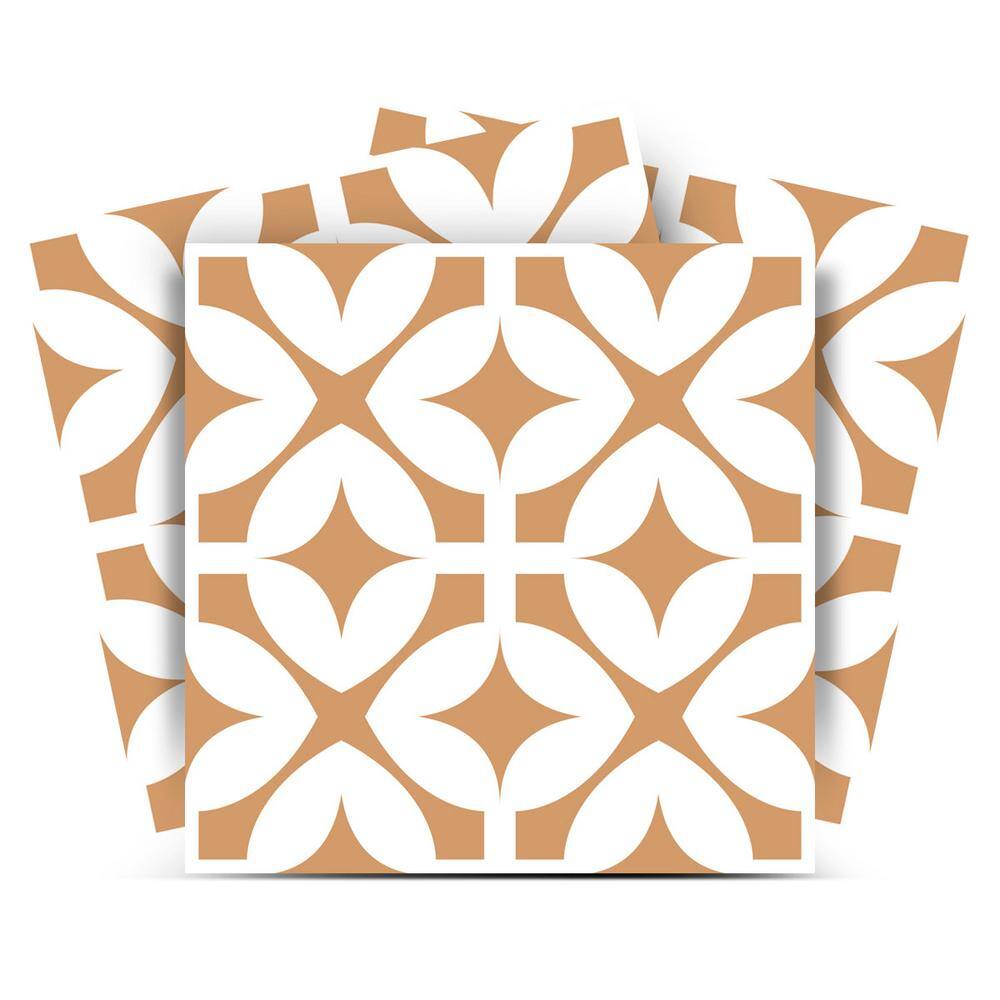 Brown and White SB1 5 in. x 5 in. Vinyl Peel and Stick Tile (24-Tiles, 4.17 sq. ft./pack) price history on PriceWatchPro