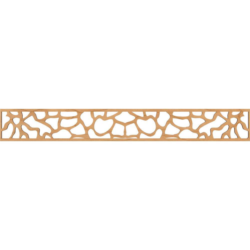 Maple Millwork Ekena Millwork Rochester Fretwork 0.25 in. D x 46.5 in. W x 6 in. L ...