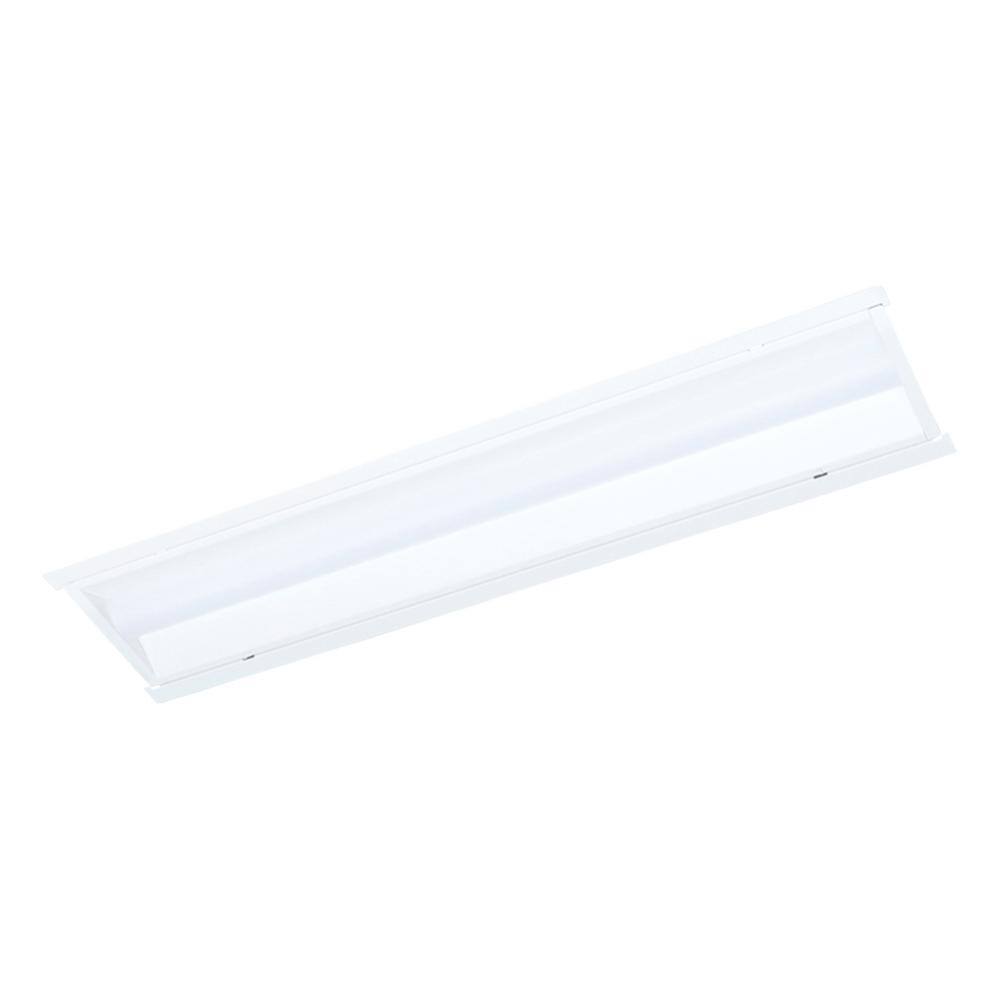 4 ft. x 1 ft. 15-Watt Equivalent Integrated LED w/Steel and Aluminum Frame White Retrofit and Troffer, 5000K (1-Pack) price history on PriceWatchPro