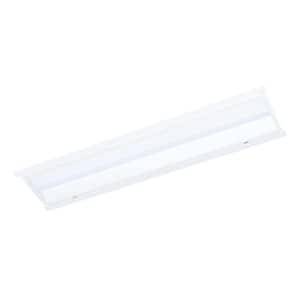 4 ft. x 1 ft. 15-Watt Equivalent Integrated LED w/Steel and Aluminum Frame White Retrofit and Troffer, 5000K (1-Pack)