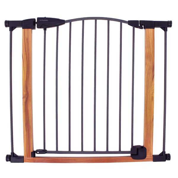 TODDLEROO BY NORTH STATES Deco Woodcraft Steel Gate with Auto Close