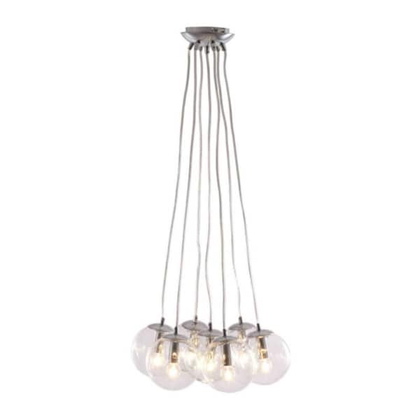 ZUO Decadence 7-Light Clear Ceiling Pendant