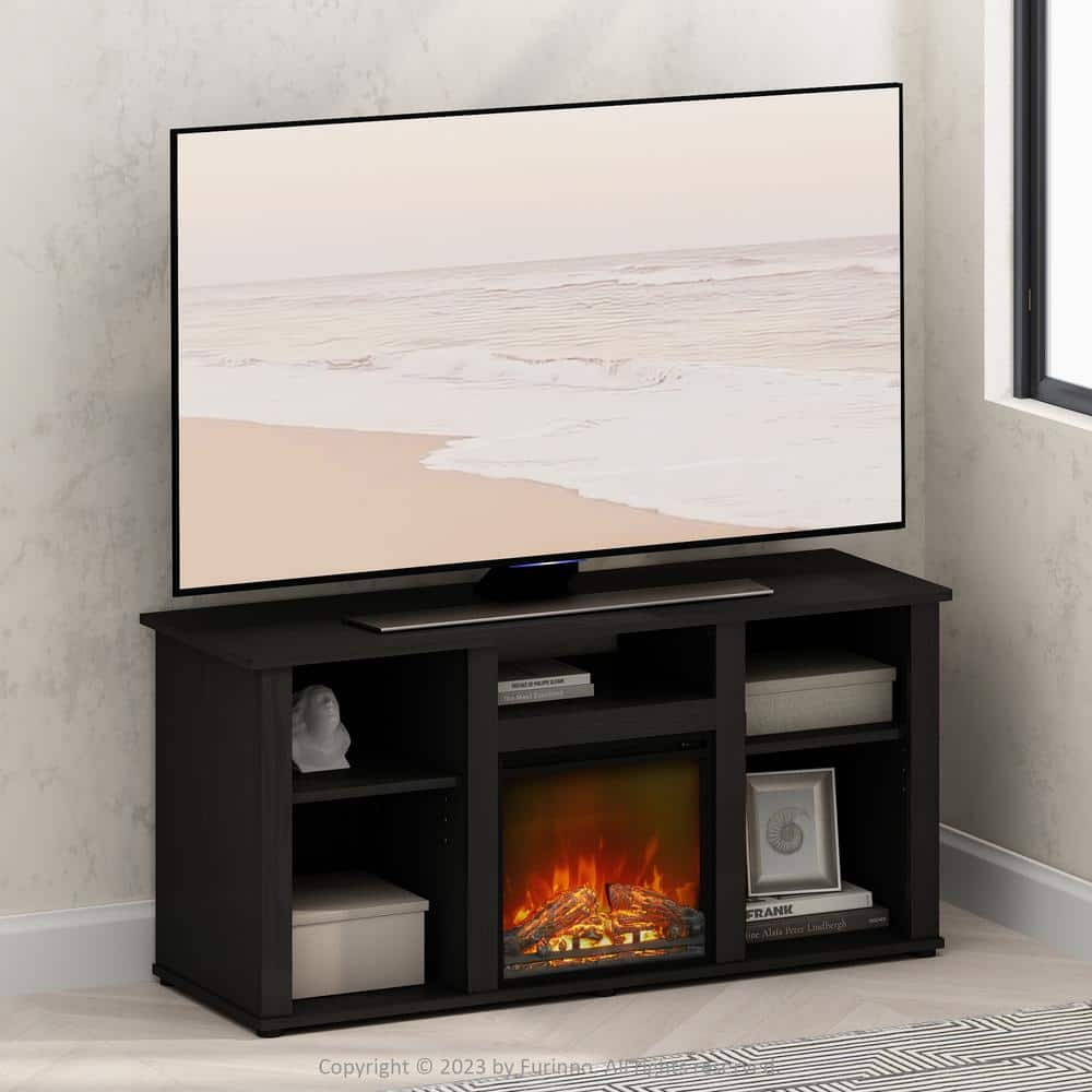 Furinno Jensen Americano TV Stand Entertainment Center Fits TV's up to ...