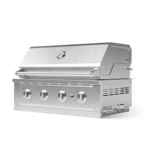 Performance 4-Burner 36 in. Propane Gas Grill in Stainless Steel