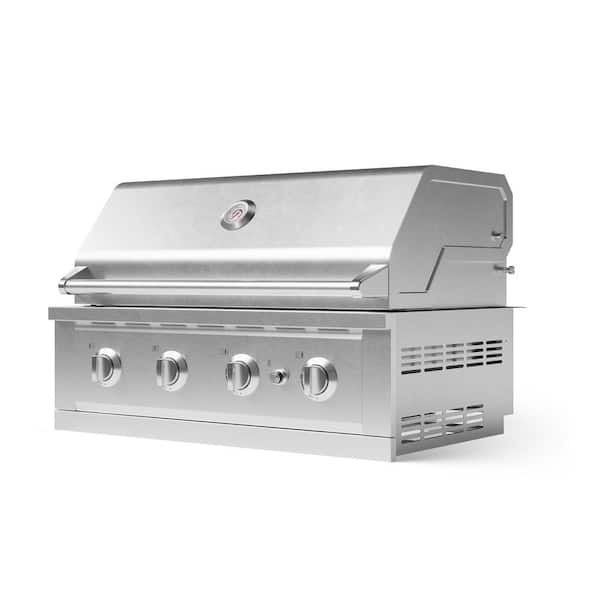 NewAge Products Performance 4-Burner 40 in. Propane Gas Grill in Stainless Steel