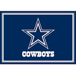 Imperial Dallas Cowboys Blue 3x4ft Team Logo nylon Rectangle Area Rug