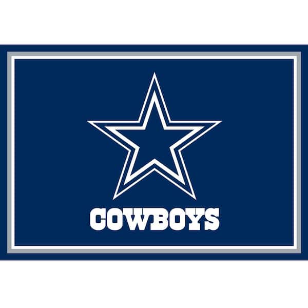 IMPERIAL Imperial Dallas Cowboys Blue 3x4ft Team Logo nylon Rectangle Area Rug