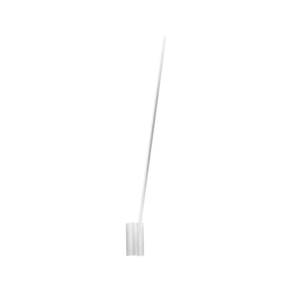 KUZCO Lever 48-in 1 Light 15-Watt White Integrated LED Wall Sconce