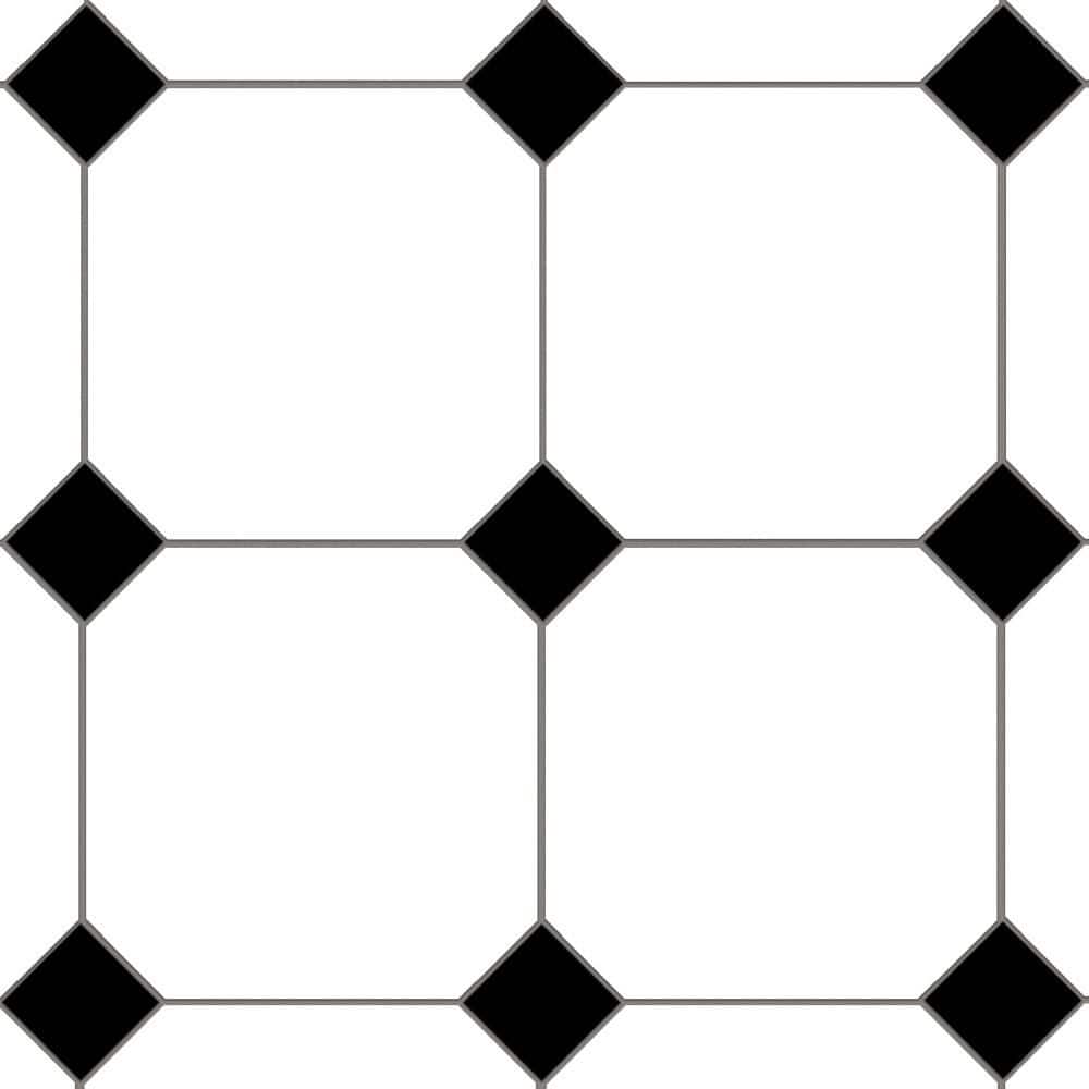 Monocolor Octagon Alaska with Taco Nero 12 in. x 12 in. Ceramic Floor and Wall Tile (10.6 sq. ft. /Case) price history on PriceWatchPro