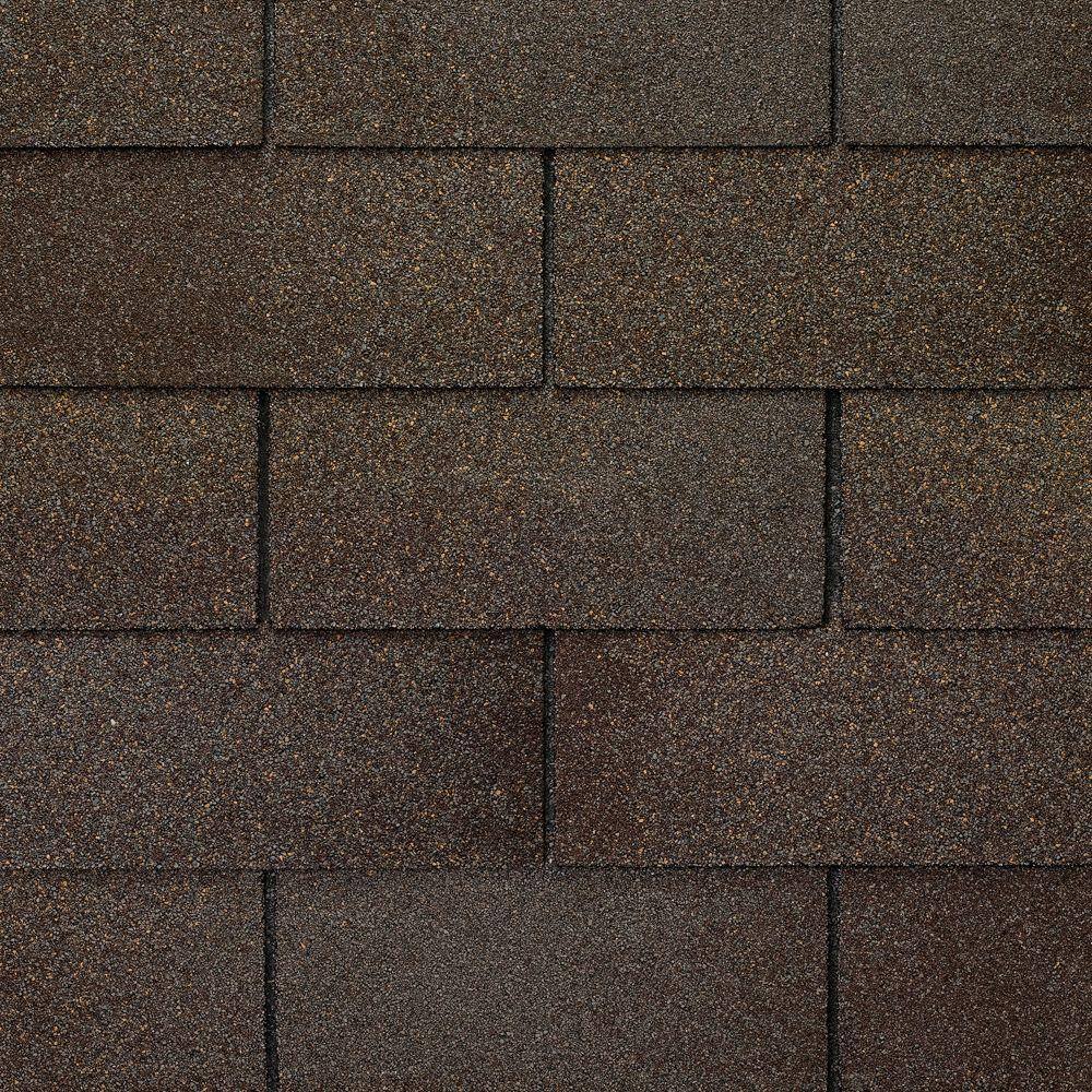 Gaf royal sovereign ash brown algae resistant 3 tab roofing shingles