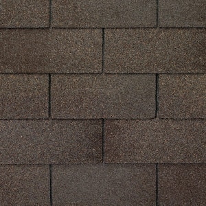 GAF Royal Sovereign Ash Brown Algae Resistant 3-Tab Roofing Shingles ...