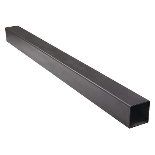 Evolution 3.5 in. x  3.5 in. x  8 ft. Post Steel Black Deck Framing