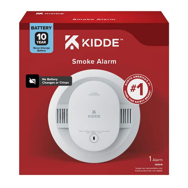 10-Year Battery Powered Smoke Detector with Photoelectric Sensor 21031466