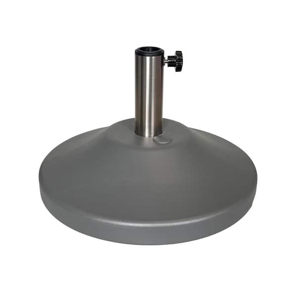 USW US Weight Fillable Resin Patio Umbrella Base in Gray