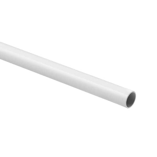 Stanley-National Hardware 6 ft. Closet Rod with 0.4 in. Thickness in White-DISCONTINUED