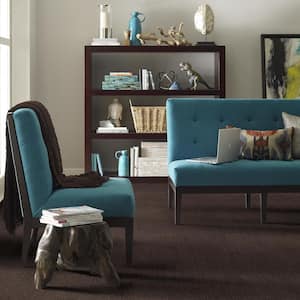 Elegant Dosinia - Dakota - Brown 48.8 oz. Nylon Pattern Installed Carpet