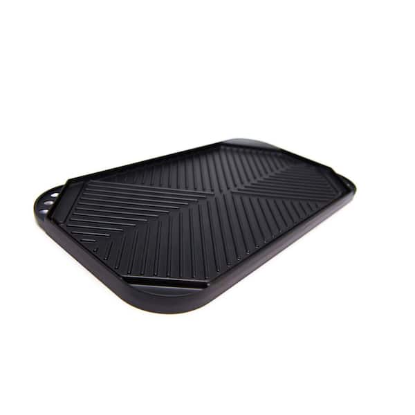Bull Flat Top Grill Griddle with Handles & Non Stick Fish & Vegetable Grill  Pan 
