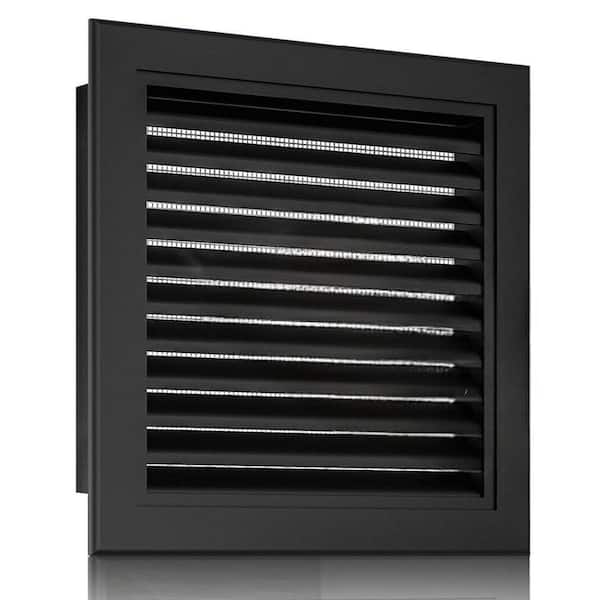 12 x 12 Gable Vent Aluminum Sturdy Stylish Shed Vent with Screen for Heat Humidity Removal Ventilation