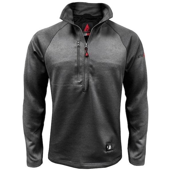 Top of the World Mens Team Color Heathered Poly Half Zip Pullover
