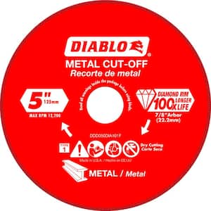 DIABLO 4.5 in. Diamond Wheel for Metal Cutting DDD045DIA101F - The