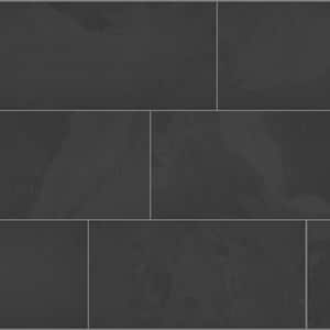 Galactic Slate Black 12 in. x 24 in. Matte Porcelain Floor and Wall Tile (13.62 sq. ft/ case)