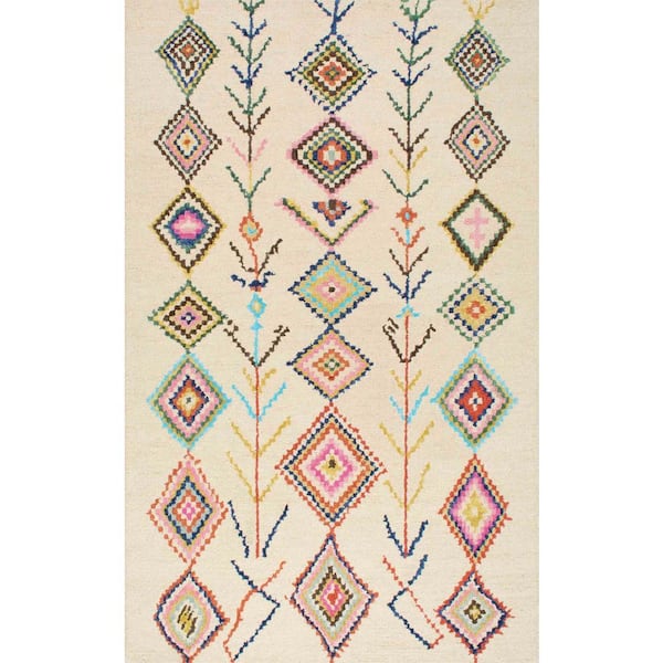 nuLOOM Belini Moroccan Ivory Doormat 2 ft. x 3 ft. Area Rug