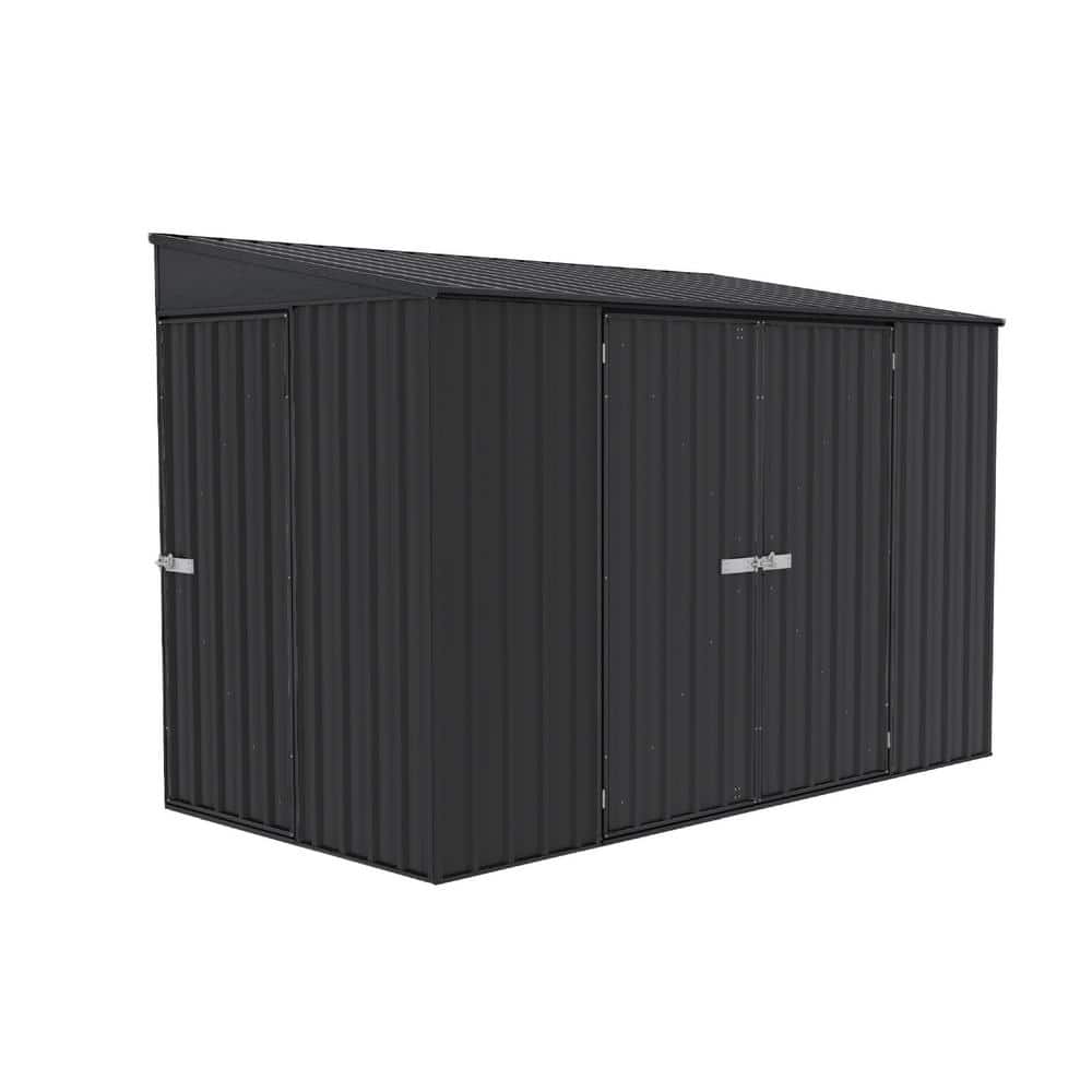 10 ft. W x 5 ft. D Metal Bike Shed in Monument with SNAPTiTE Assembly Syste