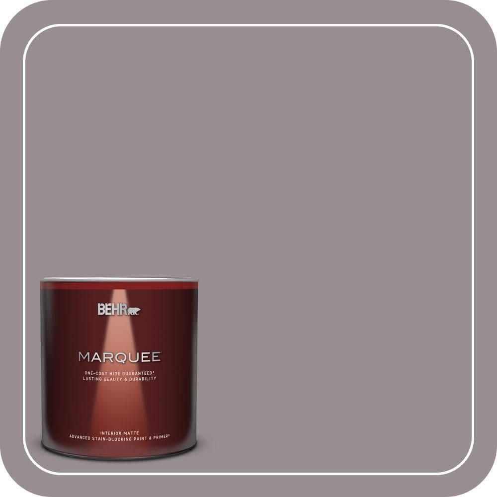 1 qt. #QE-60 Heather Moor Matte Interior Paint & Primer product image for price tracking