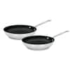 Cuisinart 8922-810NS Professional Series 2-pc. Stainless Steel Nonstick Skillet