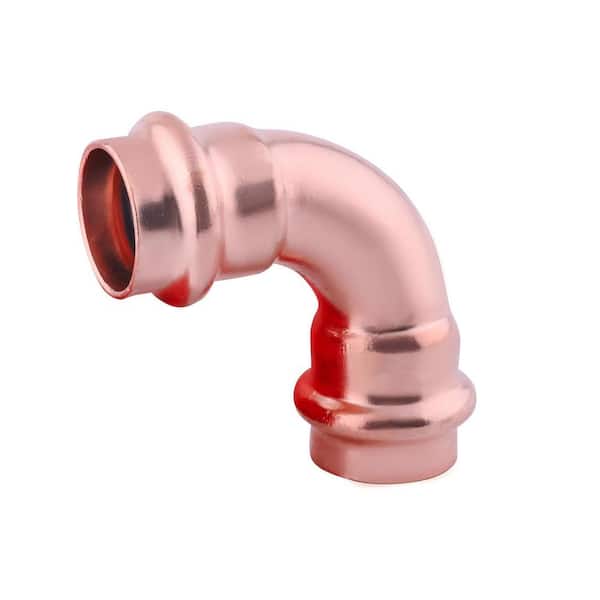 2-1/2 in. x 2-1/2 in. Copper Press XL 90° Elbow Press Fit x Press Fit