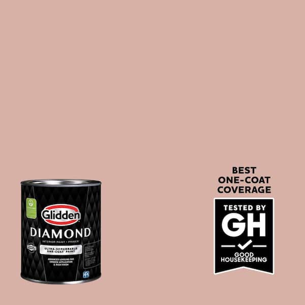 Glidden Diamond 1 qt. PPG1062-4 Sandpaper Semi-Gloss Interior Paint with Primer