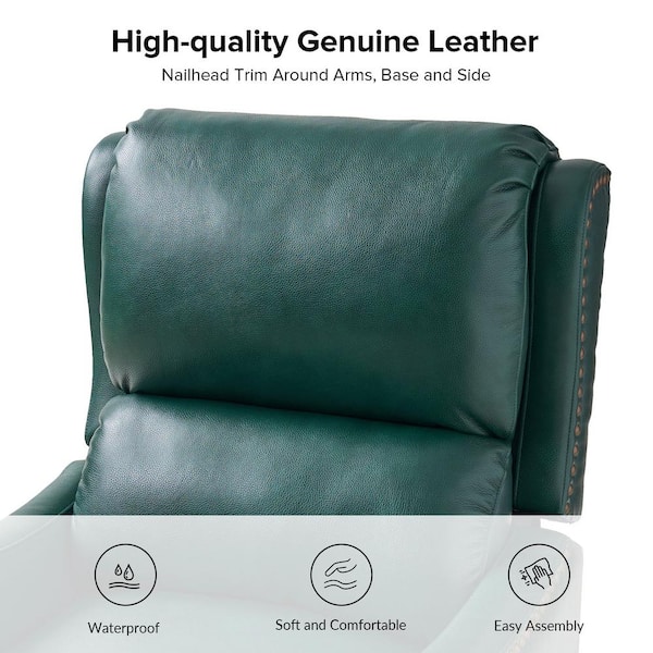 Reviews for JAYDEN CREATION Hyde Green Leather Standard (No Motion
