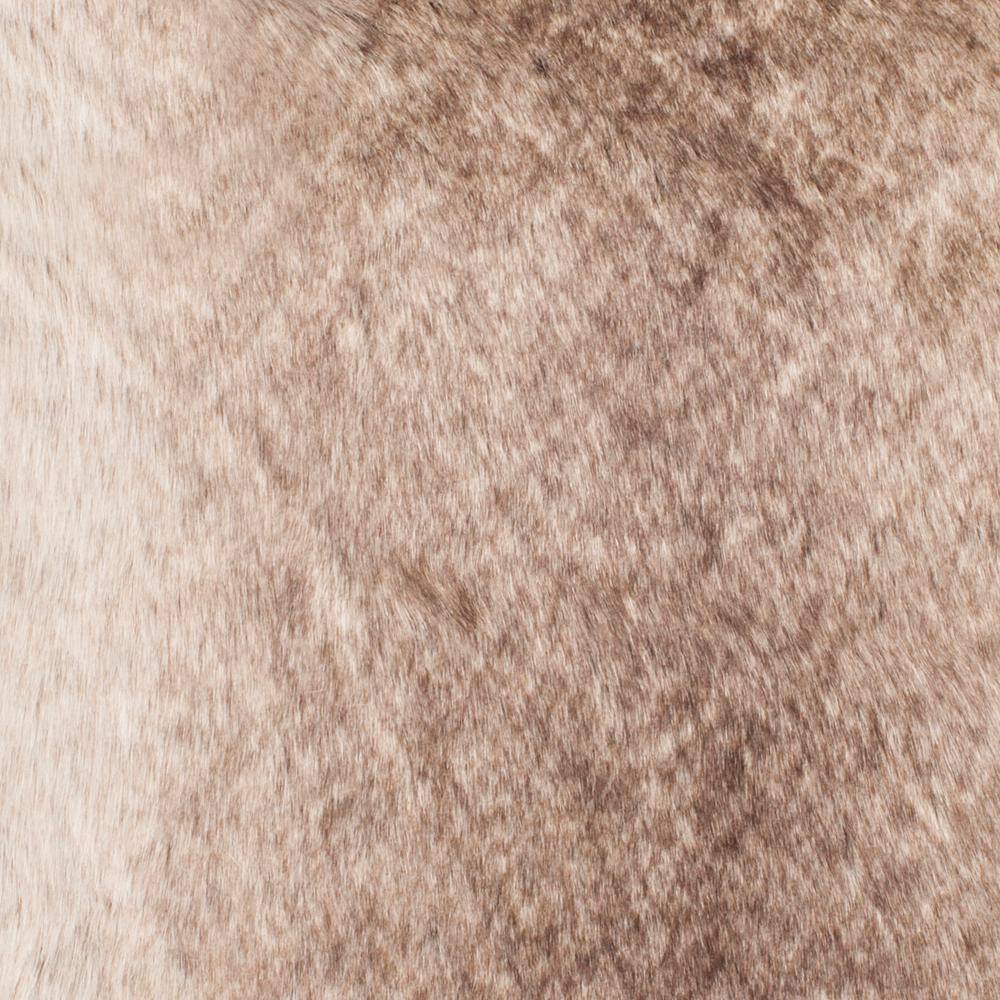 Taupe Greige Feather Fill Square Decorative Pillow