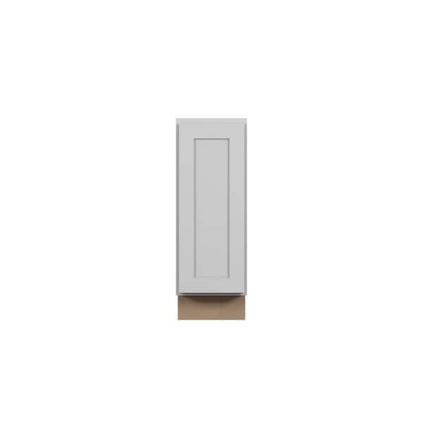 Bedford Shaker 15 in. W x 34.5 in. H x 24 in. D in Painted White Plywood Assembled Full Height Door Base Cabinet