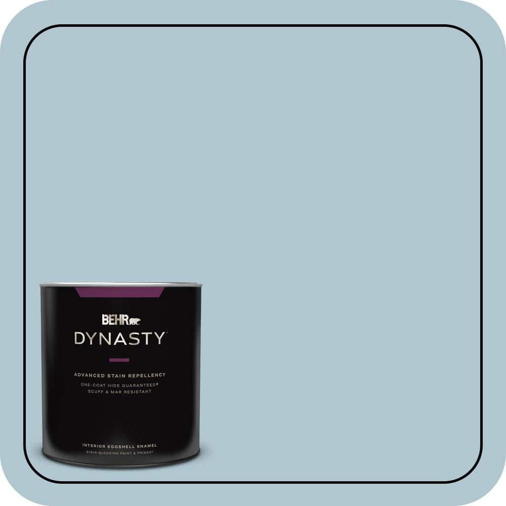 1 qt. #T15-8 Elusive Blue Eggshell Enamel Interior Stain-Blocking Paint & Primer price history on PriceWatchPro