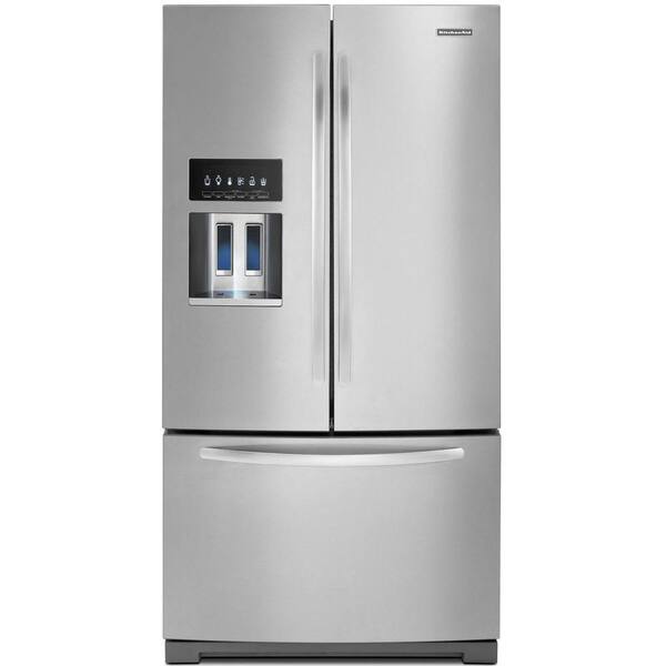 KitchenAid Architect Series II 26.8 cu. ft. French Door Refrigerator in Monochromatic Stainless Steel