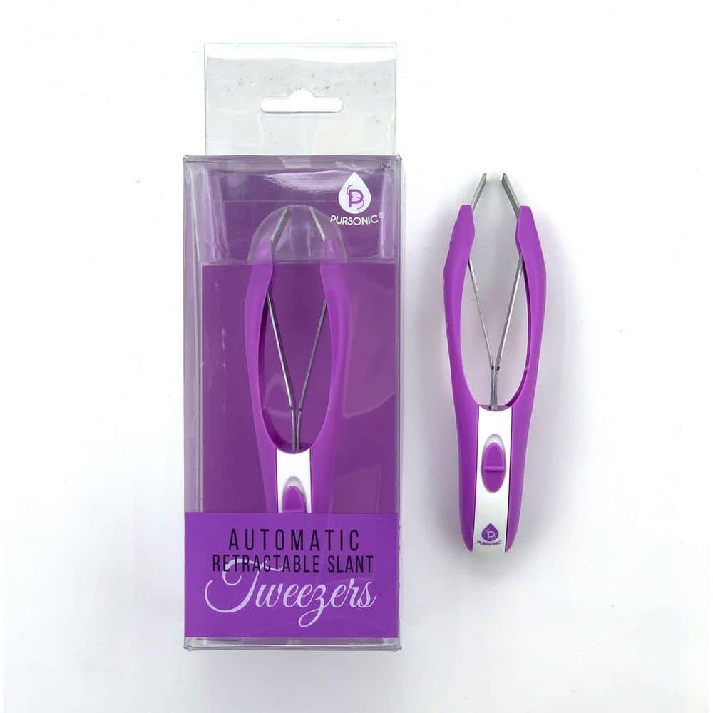 PURSONIC Automatic Tweezer in Purple 985114534M The Home Depot