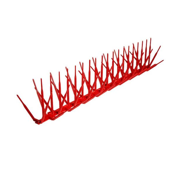 Brick Red Plastic Bird Spike - 24 ft. x 7 in.