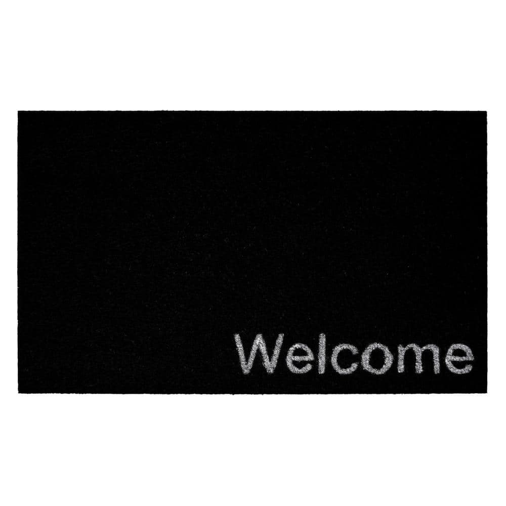 "Collins Black Pastel Welcome Doormat,17"" x 29""" price history on PriceWatchPro