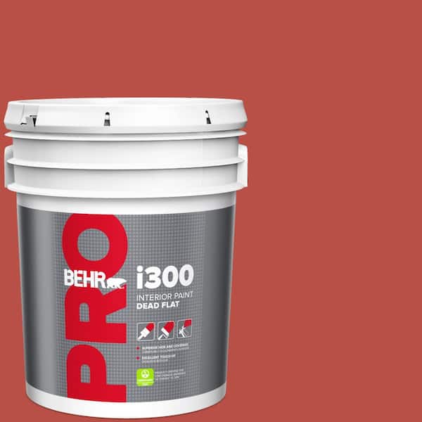 BEHR PRO 5 gal. #T14-20 Amaryllis Dead Flat Interior Paint