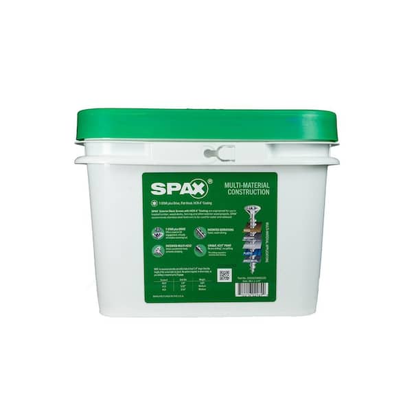 #8 x 1-1/4 in. Deck Screws (2500), Spacer Tool (3), 1 5/8 in., 3 1/3 in. Deck Tape (2) and 4 in. Timber